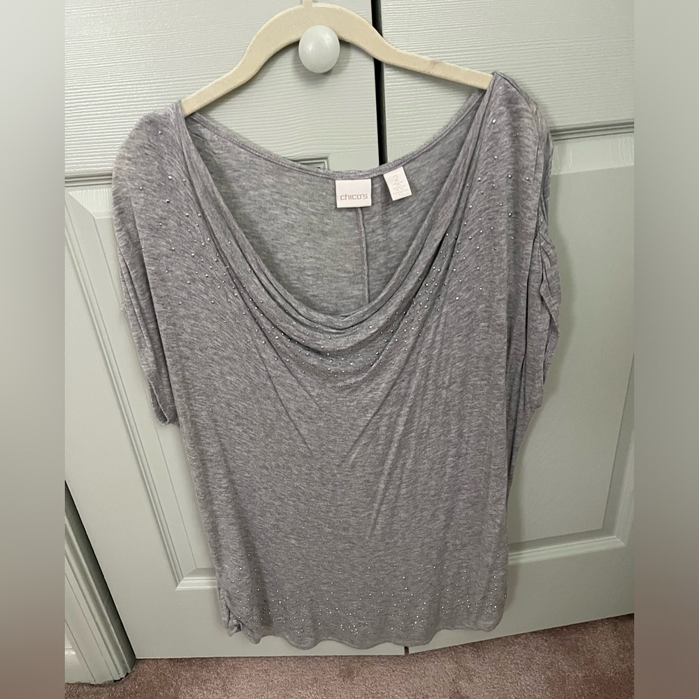 Beaded Chico’s shirt